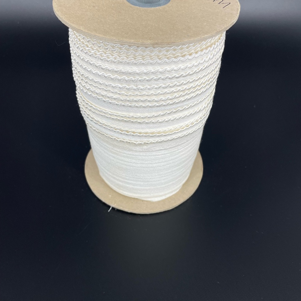 White Decorative Ribbon Spool
